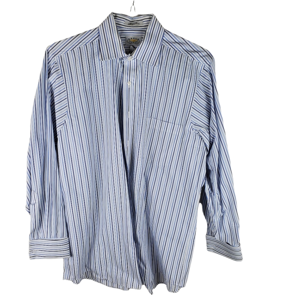 Eagle Shirtmakers non iron French cuffs dress shirt 16-32/33